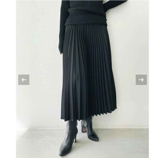 ロングスカートL'Appartement SHAINA MOTE Pleated Skirt