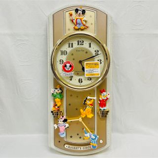 ディズニー(Disney)のDisney Time ディズニー ミッキー 振り子時計 FW667G(掛時計/柱時計)