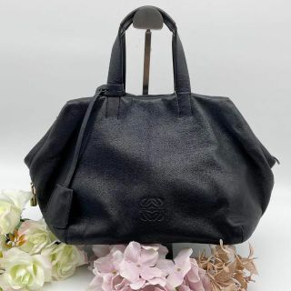 ロエベ(LOEWE)のB378 ロエベ アナグラム クボ カーフ オリガミ トートバッグ ゴールド金具(トートバッグ)