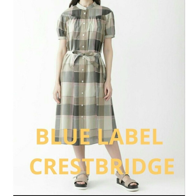 BLUE LABEL CRESTBRIDGE ブルーレーベル チェック ワンピ