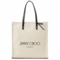 ジミー チュウ JIMMY CHOO トートバッグ LOGOTOTE NATU…