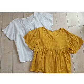 サマンサモスモス(SM2)のカットソー　2枚セット(Tシャツ(半袖/袖なし))