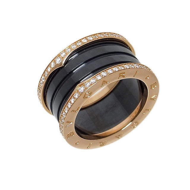 ブルガリ BVLGARI B-zero1 リング ブラックセラミック