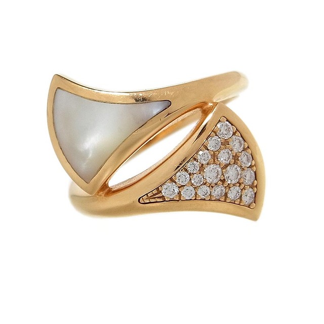 ブルガリ BVLGARI ディーヴァドリーム リング マザーオブパール【中古