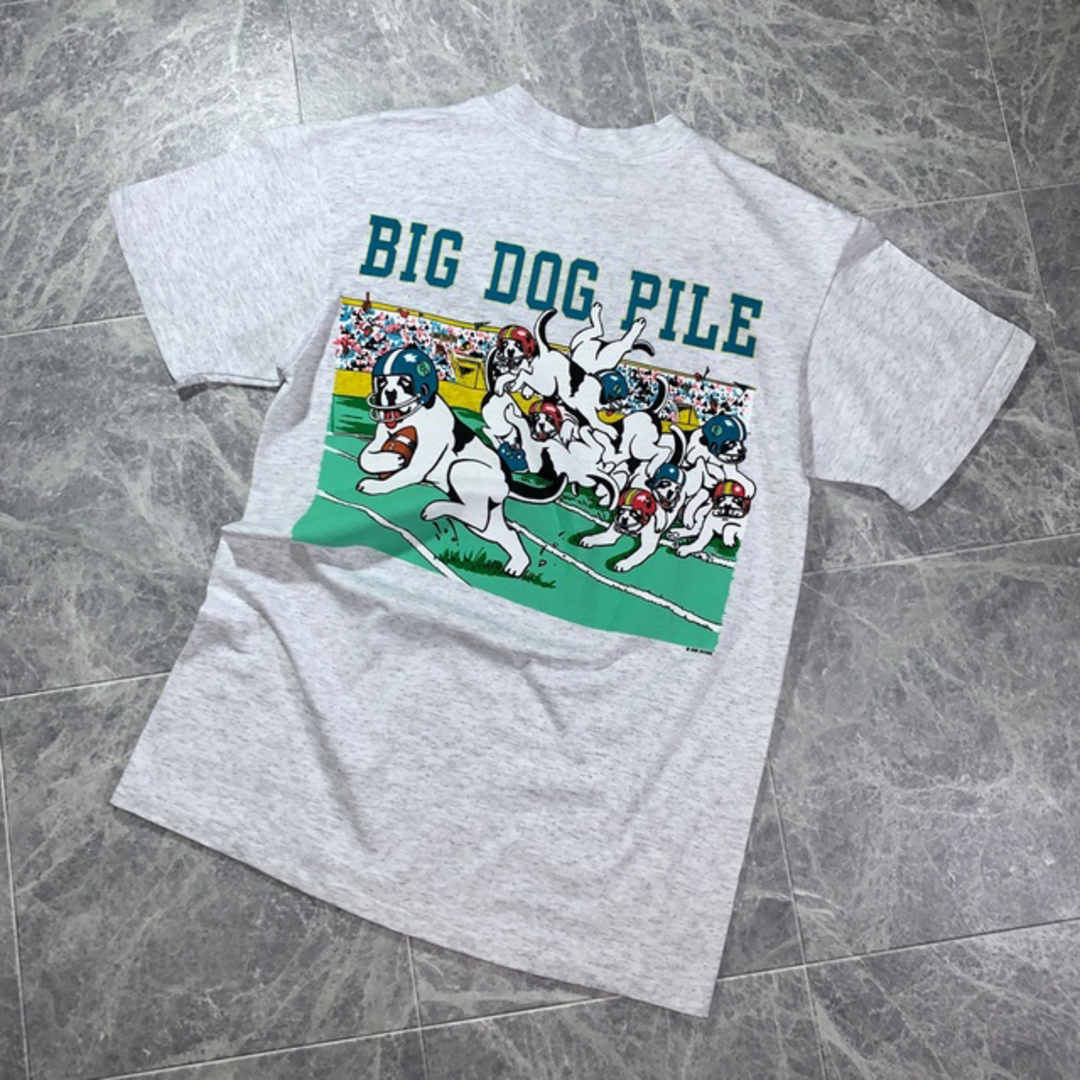 90s dogpile ドッグパイル Tシャツ MADE IN USA