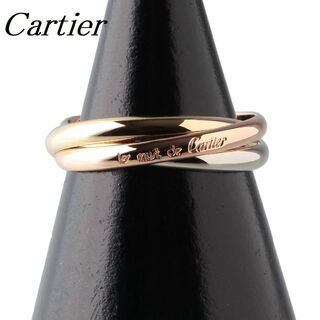 カルティエ(Cartier)のカルティエ トリニティ リング #48 750 スリーカラー 【12076】(リング(指輪))