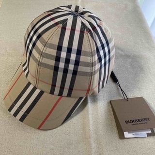 バーバリー(BURBERRY)の【新品未使用】BURBERRY チェック ベースボールキャップ(帽子)