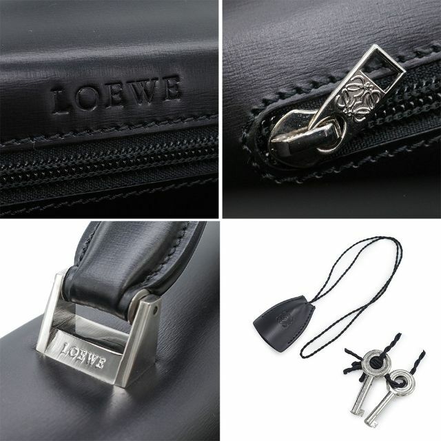 LOEWE(ロエベ)の未使用品 ロエベ ディプロマティコ ビシネスバッグ ブリーフケース ブラック メンズのバッグ(ビジネスバッグ)の商品写真