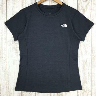 ザノースフェイス(THE NORTH FACE)のWOMENs L  ノースフェイス ショートスリーブ フラッシュドライ スリーディー クルー W S/S FLASHDRY 3D Crew Tシャツ NORTH FACE NTW12204 チャコール系(その他)