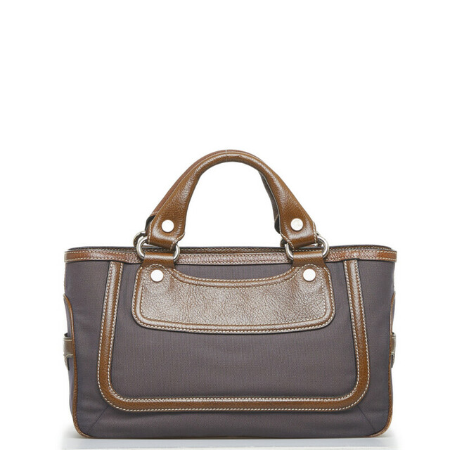 セリーヌ ブギーバッグ ハンドバッグ トートバッグ SC-ST-0097 キャンバス レディース CELINE 【1-0094670】約9cm開閉式