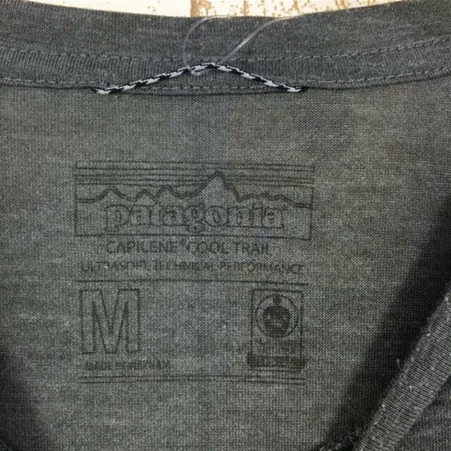 MENs M パタゴニア ロングスリーブ キャプリーン クール トレイル シャツ L/S Cap Cool Trail Shirt PATAGONIA 24486 FGE Forge Gray グレー系