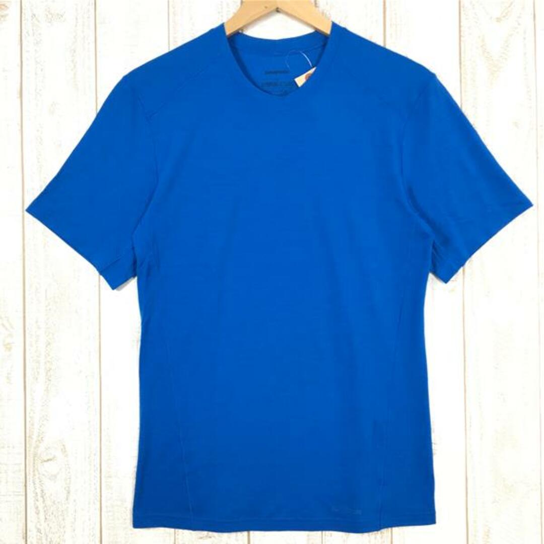MENs S  パタゴニア メリノ 1 シルクウェイト Tシャツ Merino 1 Silkweight T-Shirt メリノウール PATAGONIA 36350 FEB ブルー系無経年劣化