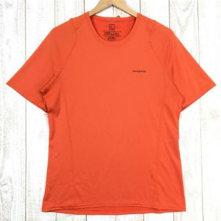 パタゴニア(patagonia)のMENs M  パタゴニア ショートスリーブ フォアランナー シャツ Short Sleeve Forerunner Shirt Tシャツ PATAGONIA 23656 オレンジ系(その他)