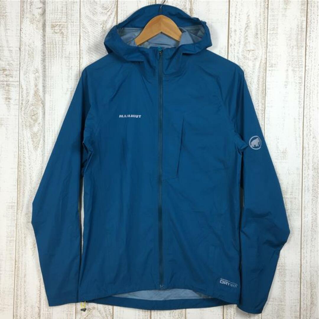 Mammut(マムート)のMENs S  マムート MTR 201 レインスピード ハードシェル ジャケット MTR 201 Rainspeed HS Jacket ドライテック レインシェル フーディ ストレッチ MAMMUT 1010-14801 ブルー系 メンズのメンズ その他(その他)の商品写真