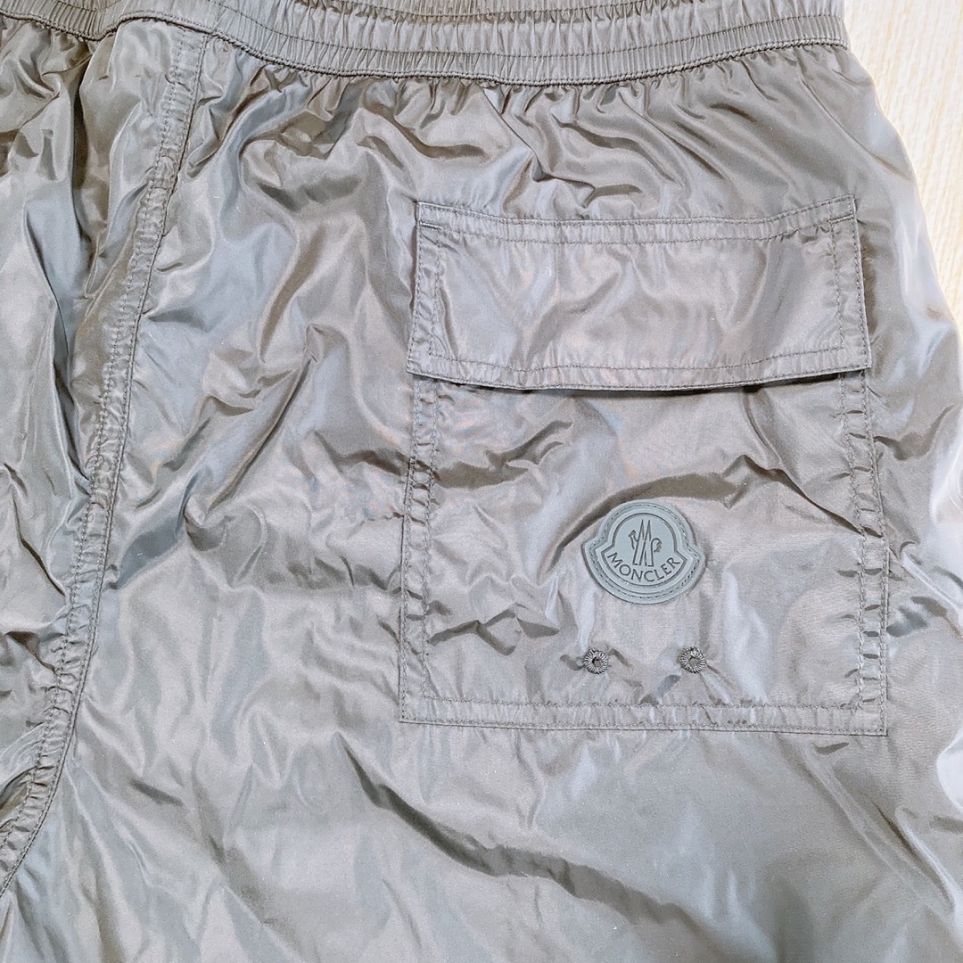 【新品未使用】MONCLER ロゴ スイムウェア ブラック