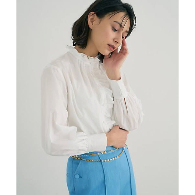 ANAYI(アナイ)の6/11まで期間限定出品♡ANAYIタフタフリルブラウス レディースのトップス(シャツ/ブラウス(長袖/七分))の商品写真