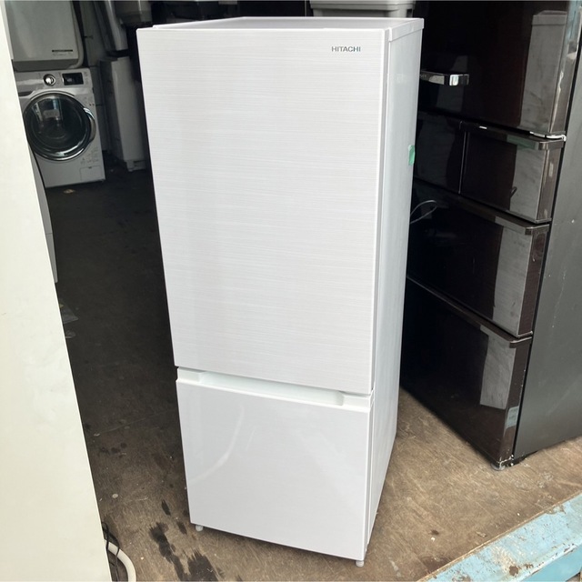 349Z HITACHI 冷蔵庫 容量154L 小型 一人暮らし ホワイトの通販 by