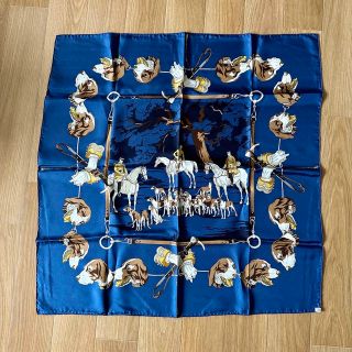激レア HERMES エルメス レオパードフラワーブラック カレ 犬柄