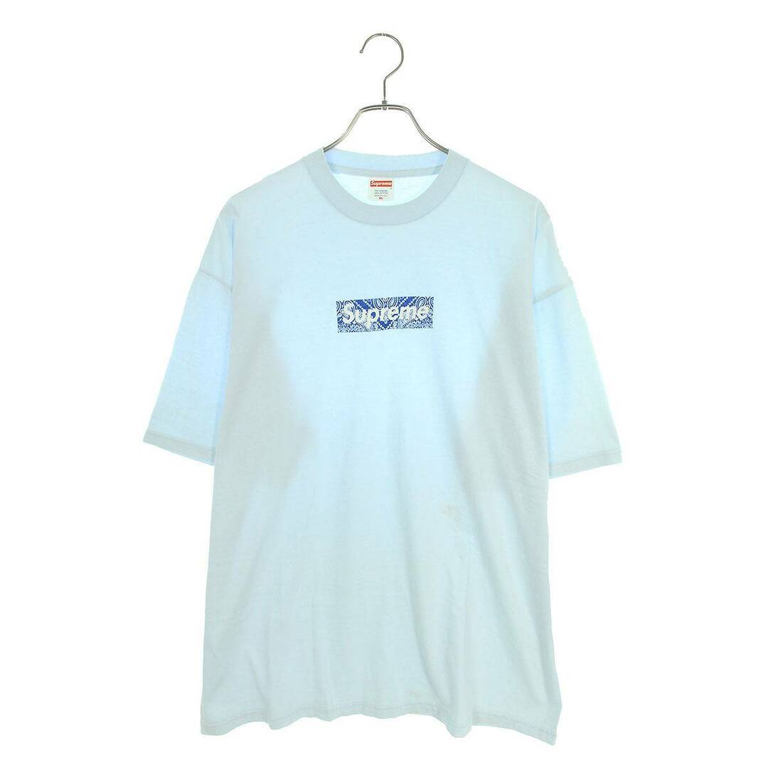 シュプリーム  2001  Box Logo Paisley Logo Tee ペイズリーボックスロゴTシャツ メンズ XL