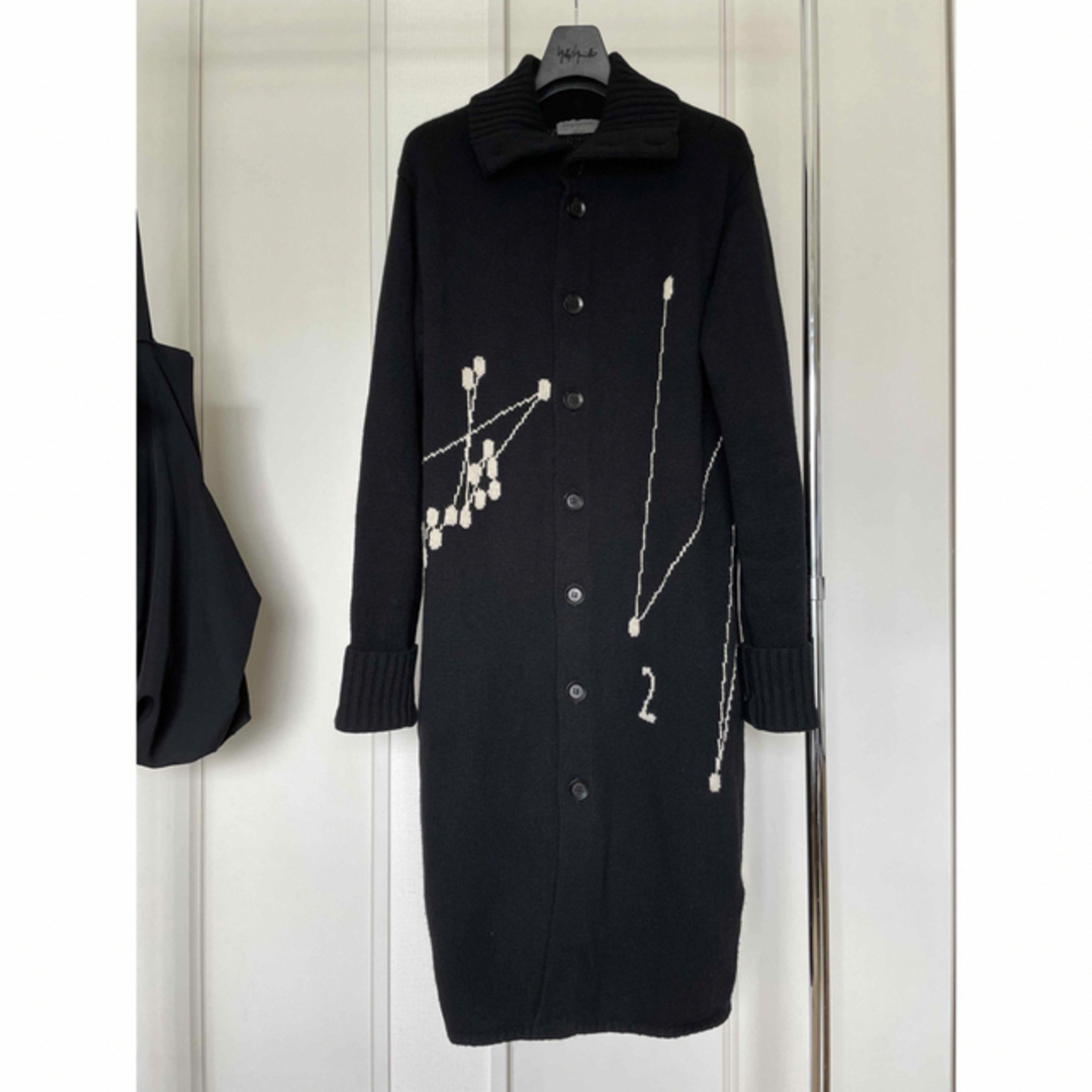 ヨウジヤマモト 14AW 点字ニット ロング カーディガン | www