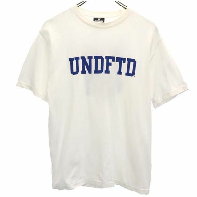 UNDEFEATED(アンディフィーテッド)のアンディフィーテッド ロゴプリント 半袖 Tシャツ S ホワイト系 UNDEFEATED メンズ 【中古】  【230609】 メール便可 メンズのトップス(Tシャツ/カットソー(半袖/袖なし))の商品写真