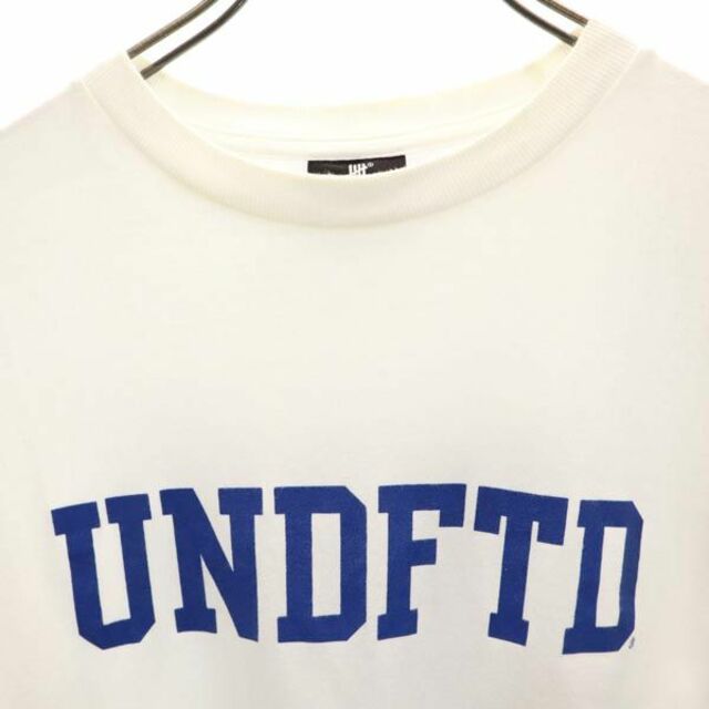 UNDEFEATED(アンディフィーテッド)のアンディフィーテッド ロゴプリント 半袖 Tシャツ S ホワイト系 UNDEFEATED メンズ 【中古】  【230609】 メール便可 メンズのトップス(Tシャツ/カットソー(半袖/袖なし))の商品写真