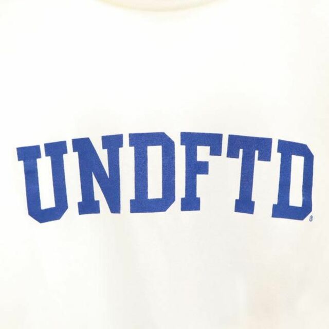 UNDEFEATED(アンディフィーテッド)のアンディフィーテッド ロゴプリント 半袖 Tシャツ S ホワイト系 UNDEFEATED メンズ 【中古】  【230609】 メール便可 メンズのトップス(Tシャツ/カットソー(半袖/袖なし))の商品写真