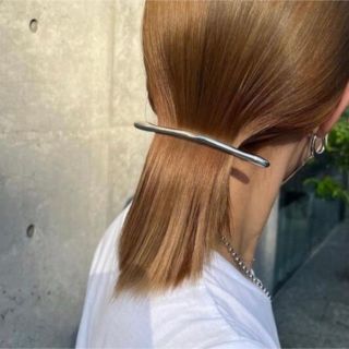 ディーホリック(dholic)のlattice バレッタ☺︎シルバー　パーティー　結婚式　ヘアアクセ(バレッタ/ヘアクリップ)