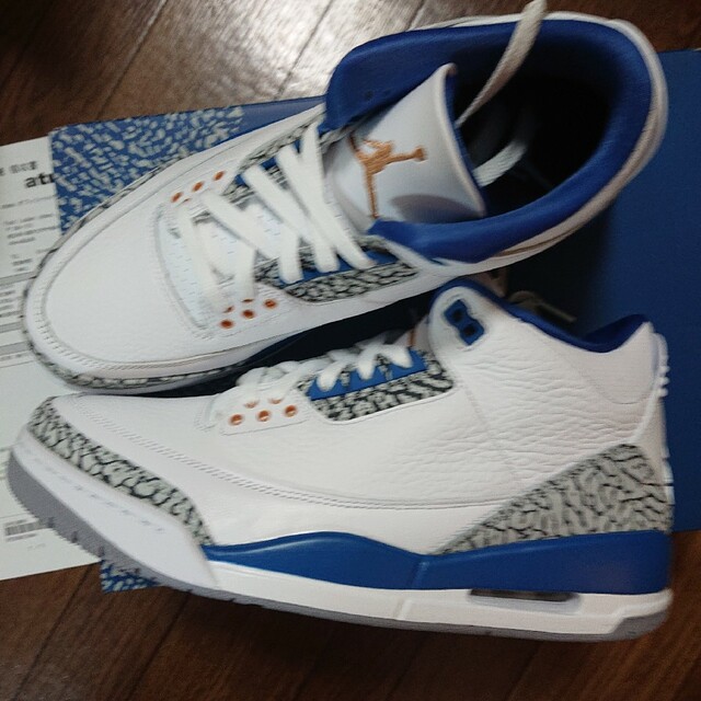 Jordan Brand（NIKE）(ジョーダン)のAIR JORDAN 3 RETRO (TRUE BLUE  ) メンズの靴/シューズ(スニーカー)の商品写真