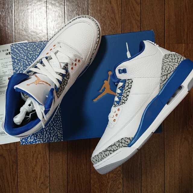 Jordan Brand（NIKE）(ジョーダン)のAIR JORDAN 3 RETRO (TRUE BLUE  ) メンズの靴/シューズ(スニーカー)の商品写真