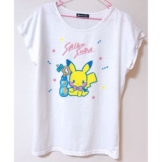 ポケモン(ポケモン)のポケモン ピカチュウ サイコソーダ ドルマンスリーブ Tシャツ(Tシャツ(半袖/袖なし))