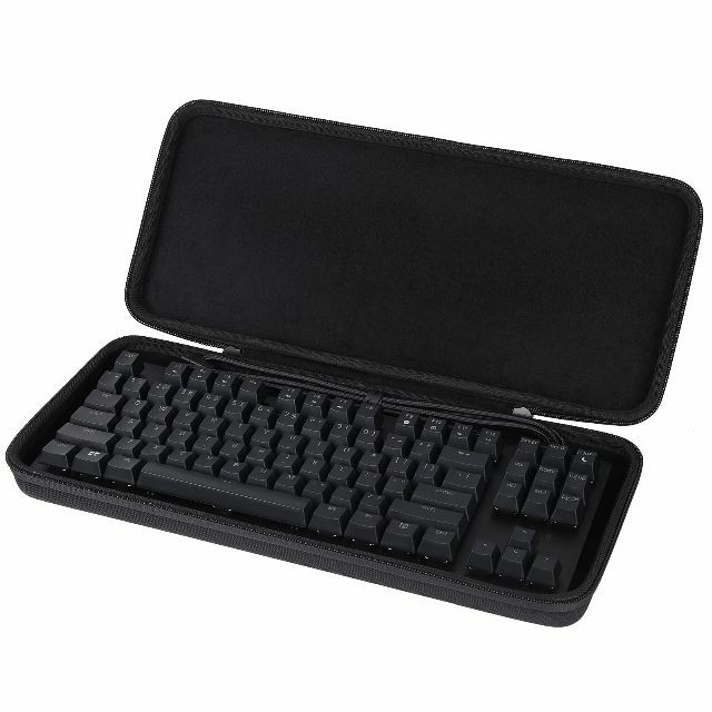 【色: ブラック】co2CREA 収納ケース 互換品 Razer Huntsma