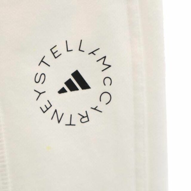 Stella McCartney(ステラマッカートニー)のステラマッカートニー ロング ロゴプリント スウェットパンツ M 白 Stella McCartney アディダス レディース 【中古】  【230609】 レディースのパンツ(ショートパンツ)の商品写真