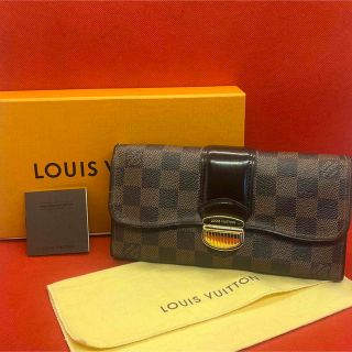 ルイヴィトン(LOUIS VUITTON)の正規/良品/ルイ・ヴィトン/ポルトフォイユシスティナ/財布/ダミエ(長財布)