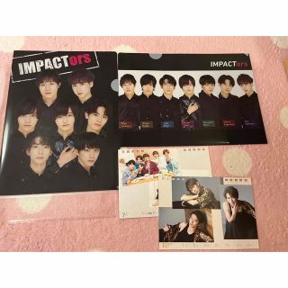 ジャニーズジュニア(ジャニーズJr.)のIMPACTors クリアファイル カレンダー(アイドルグッズ)