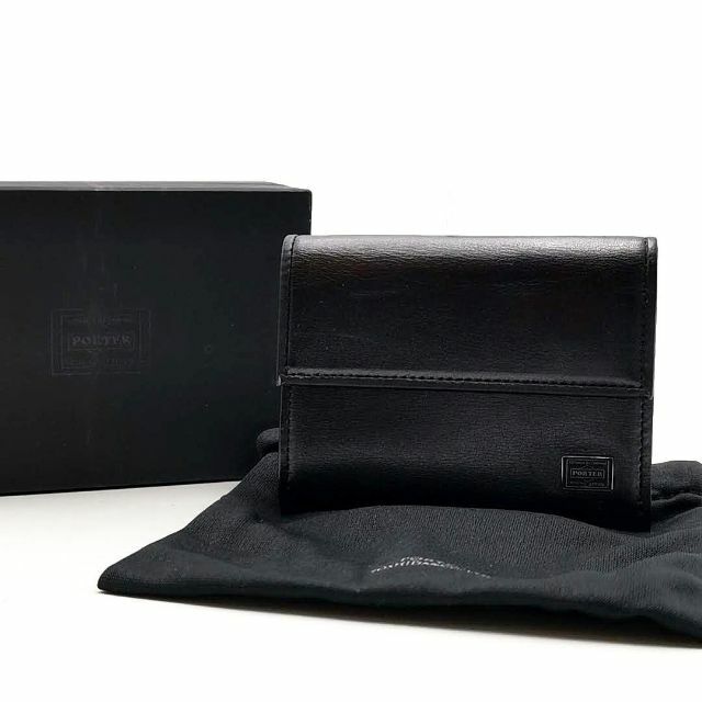 超美品 ポーター PORTER 財布 プリュム レザー 03-23052206