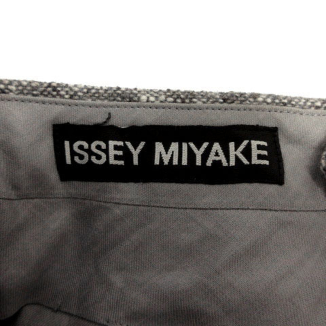 ISSEY MIYAKE(イッセイミヤケ)のISSEY MIYAKE パンツ 90年代 ツイード 日本製 グレー 白 紺 M メンズのパンツ(スラックス)の商品写真