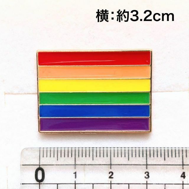 ☆お求めやすく価格改定☆ 未使用 レインボー 6色 ピンバッジ ピンズ LGBTQ 東京レインボープライド 