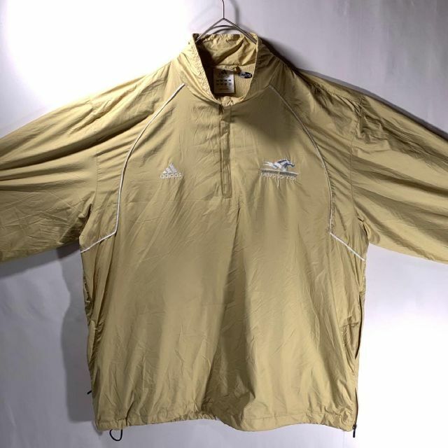 adidas - 00s adidas カレッジ ナイロン ハーフジップ ジャケット