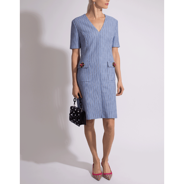 escada エスカーダ DUANNE TWEED DRESS-tops.edu.ng