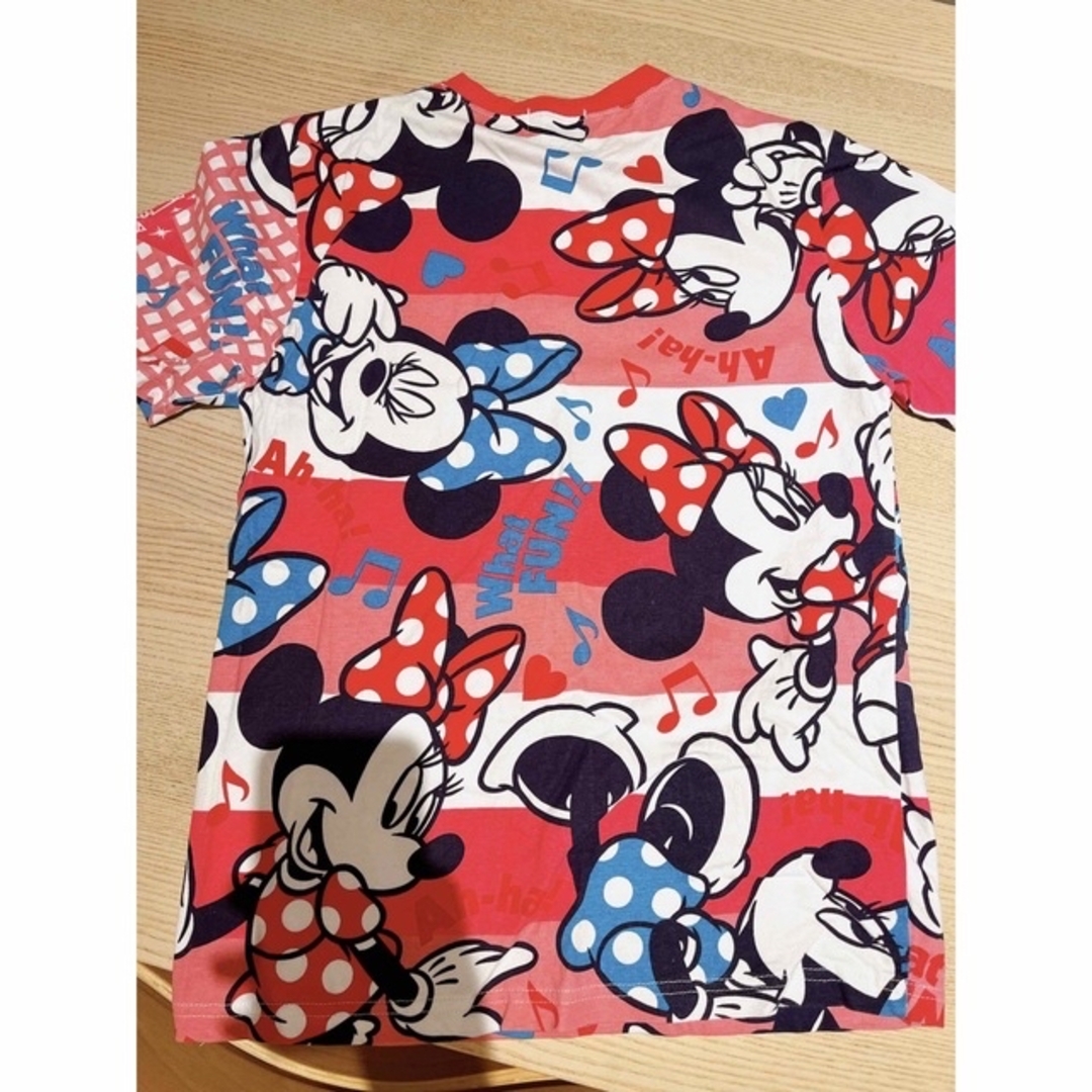 Disney(ディズニー)のディズニー総柄半袖Tシャツ2019♡ミニーマウスsサイズ レディースのトップス(Tシャツ(半袖/袖なし))の商品写真