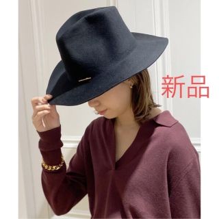 ドゥーズィエムクラス(DEUXIEME CLASSE)のDeuxieme Classe JANESSA LEONE HAT ブラック(ハット)