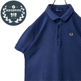 フレッドペリー(FRED PERRY)の【FRED PERRY】フレッドペリー ポロシャツ 日本製 ドット柄 鹿の子生地(ポロシャツ)