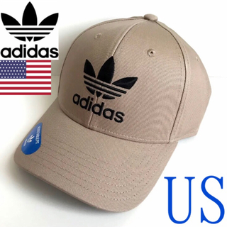 アディダス(adidas)のレア【新品】アディダス キャップ USA ベージュ 帽子 ゴルフ(キャップ)