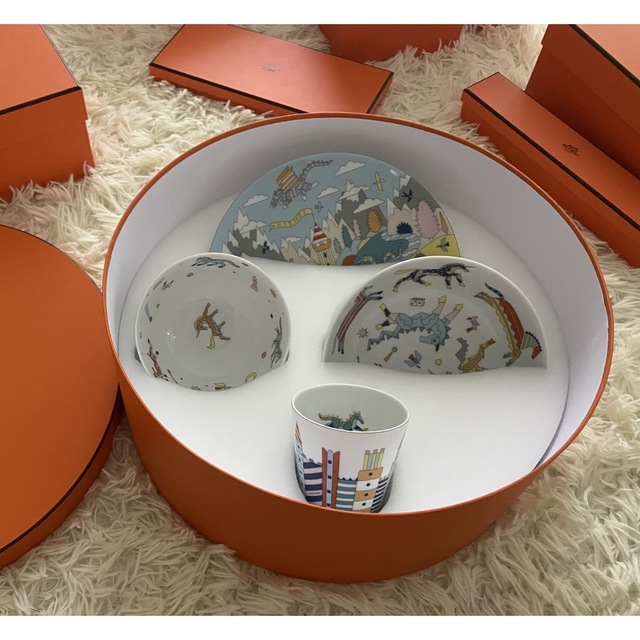 2022 エルメス EPOPEE エポぺ 食器 キッズセット-tops.edu.ng