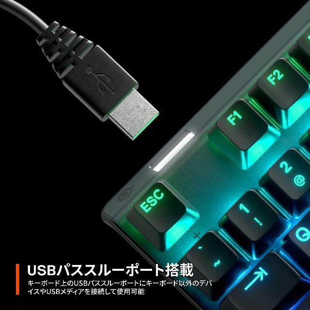 SteelSeries ゲーミングキーボード テンキーレス 青軸 有線 日本語配の通販 by OKN shop｜ラクマ