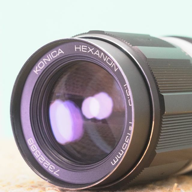 コニカ HEXANON 135mm f3.5 単焦点 オールドレンズ 88 2