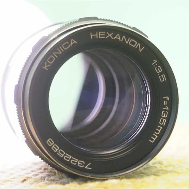 コニカ HEXANON 135mm f3.5 単焦点 オールドレンズ 88 3