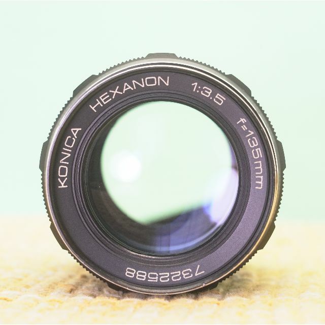 コニカ HEXANON 135mm f3.5 単焦点 オールドレンズ 88 4