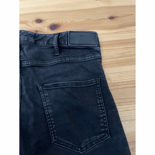 LIDnM リドム ストレッチスキニーデニムパンツ ブラックデニム mnml